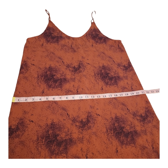 Hurley Coastal Cami Rust Tie Dye Dress NEW Size Medium | Beach Cover Up Dress - Picture 12 of 16